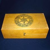 1903 Tyrrells Hygienic Wood Box Quack Medicine Enema Colon Cascade