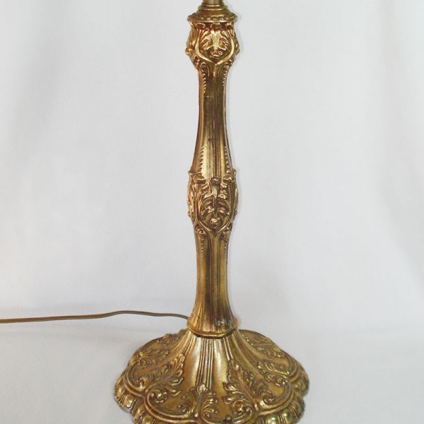Mid Century Articulating 3 Arm Cast Brass Table Lamp #4