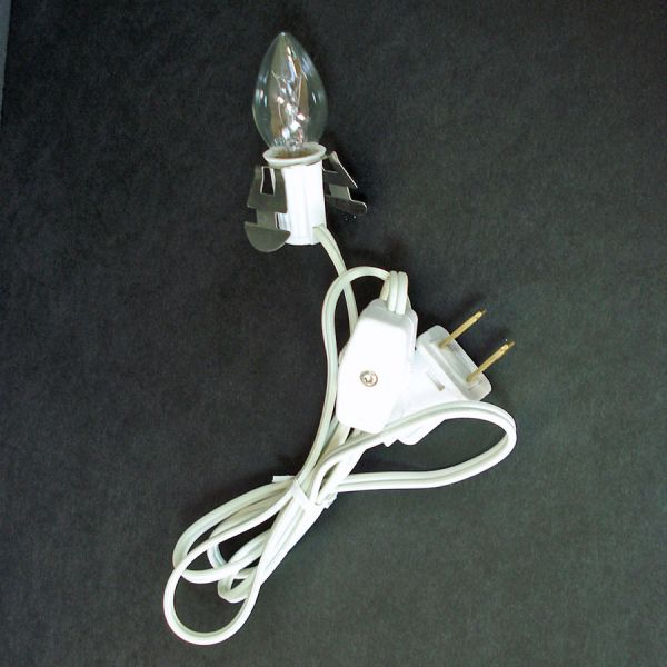 Clip Light Power Cord for Christmas Village, Blow Mold Decorations #2