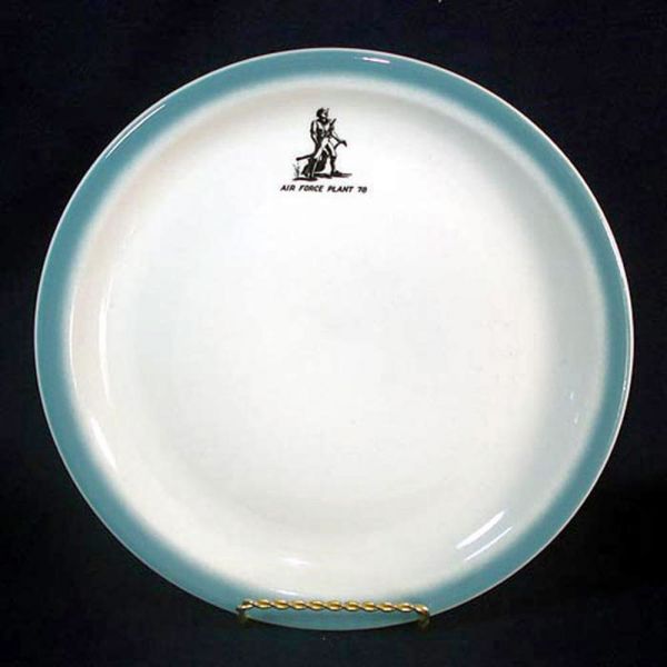 Wallace Air Force Plant 78 Restaurant Ware Dinner Plates