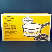 West Bend 1970s 2 Qt Covered Saucepan Mint in Box