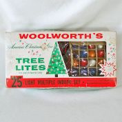 Woolworth's C7 Christmas Tree 25 Light Set