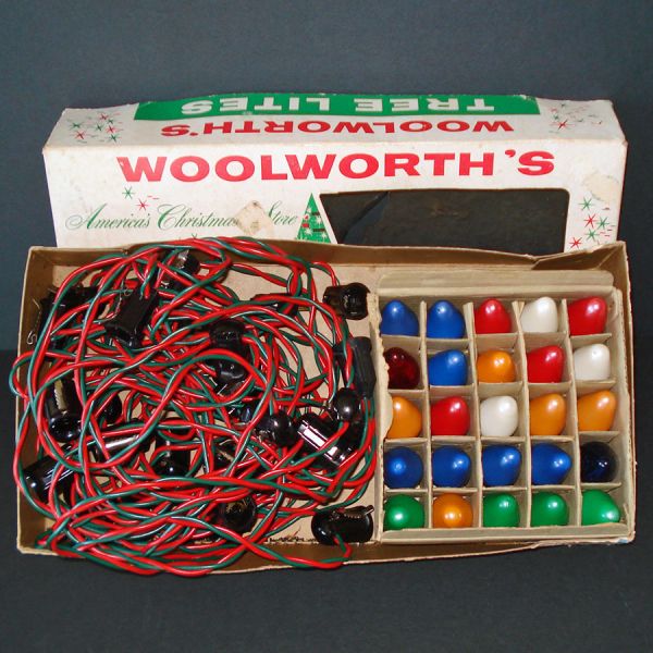 Woolworth's C7 Christmas Tree 25 Light Set #4