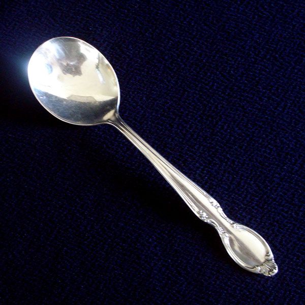 Precious Mirror International Rogers Silverplate Soup Spoon 1954